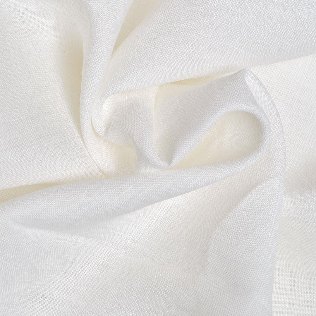 %100 Keten Kumaş Ekru 3201