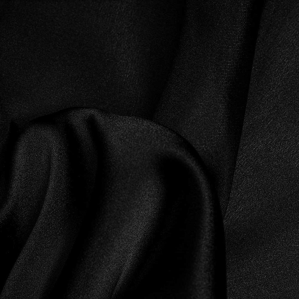Capri Organze Kumaş Siyah 6319