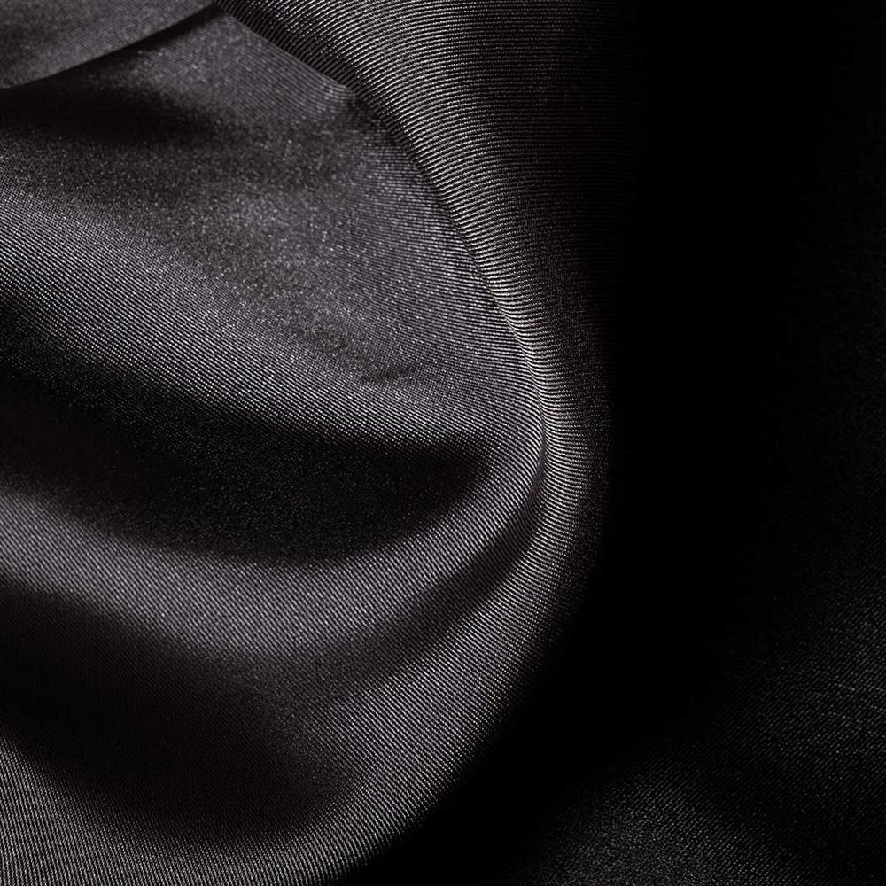 Capri Organze Kumaş Siyah-Füme 6306