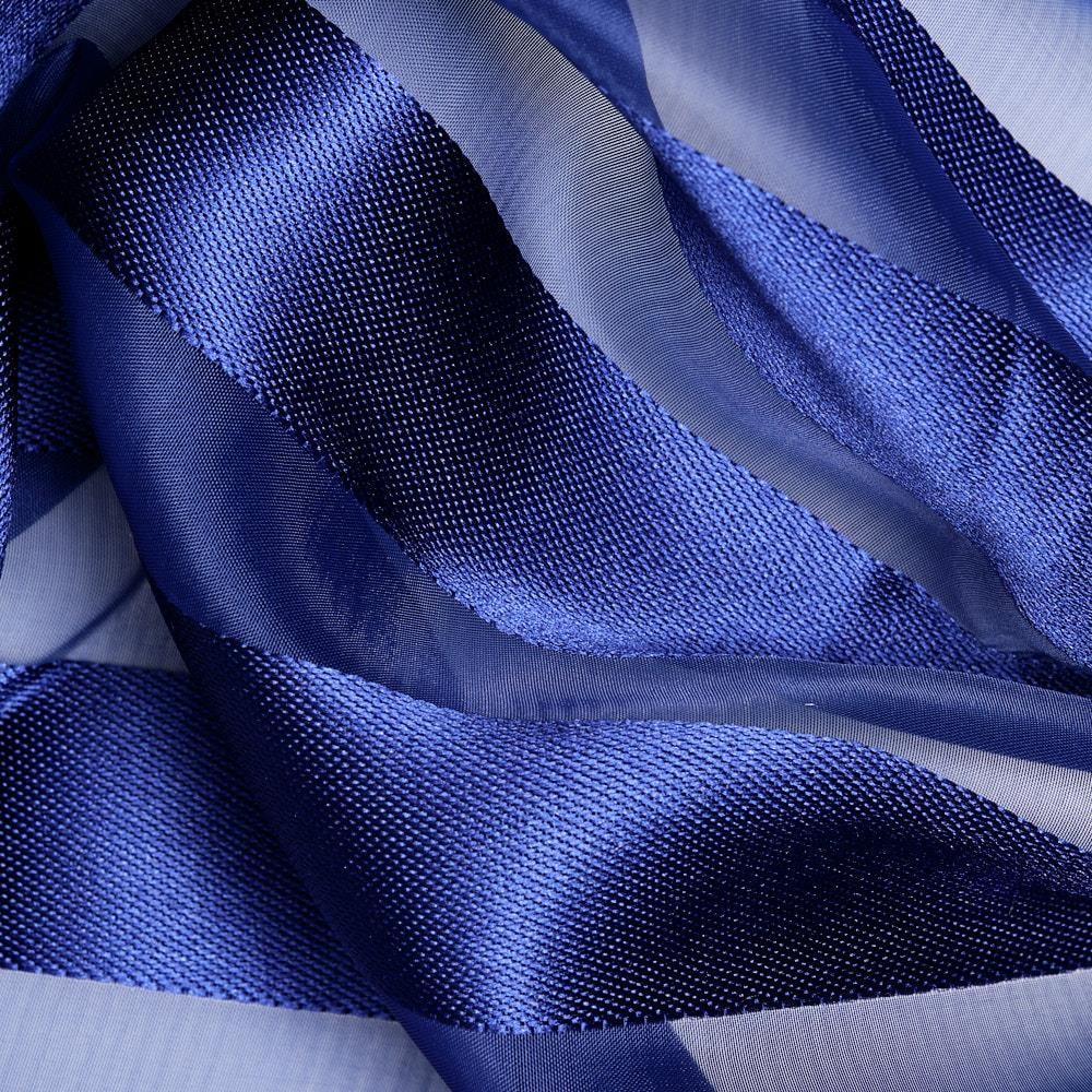 Çizgili Organze Saks 05