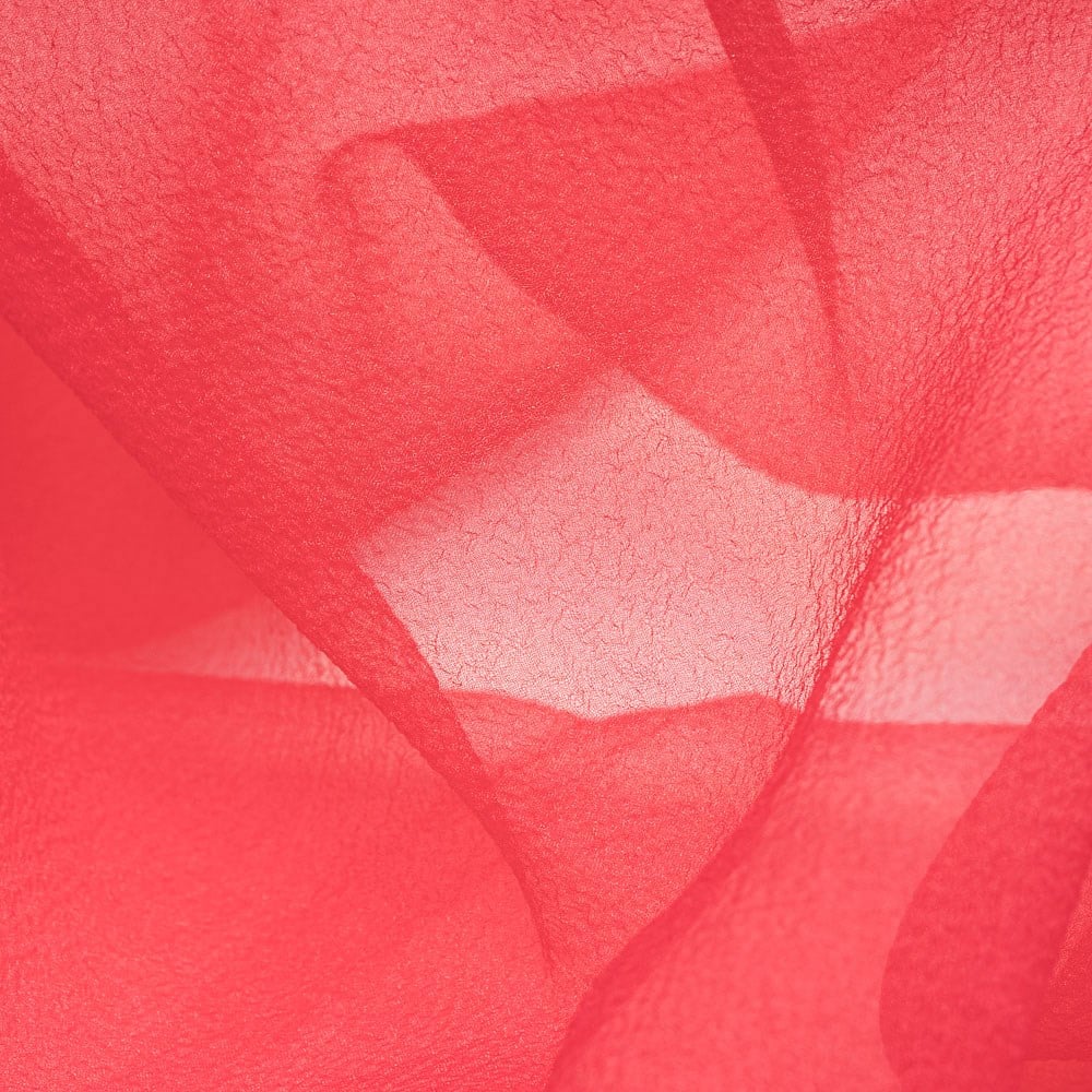 Dalya Organze Kumaş Açık Kırmızı