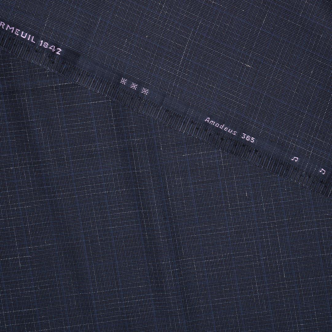 Dormeuil Kupon Kumaş Lacivert 202414-55