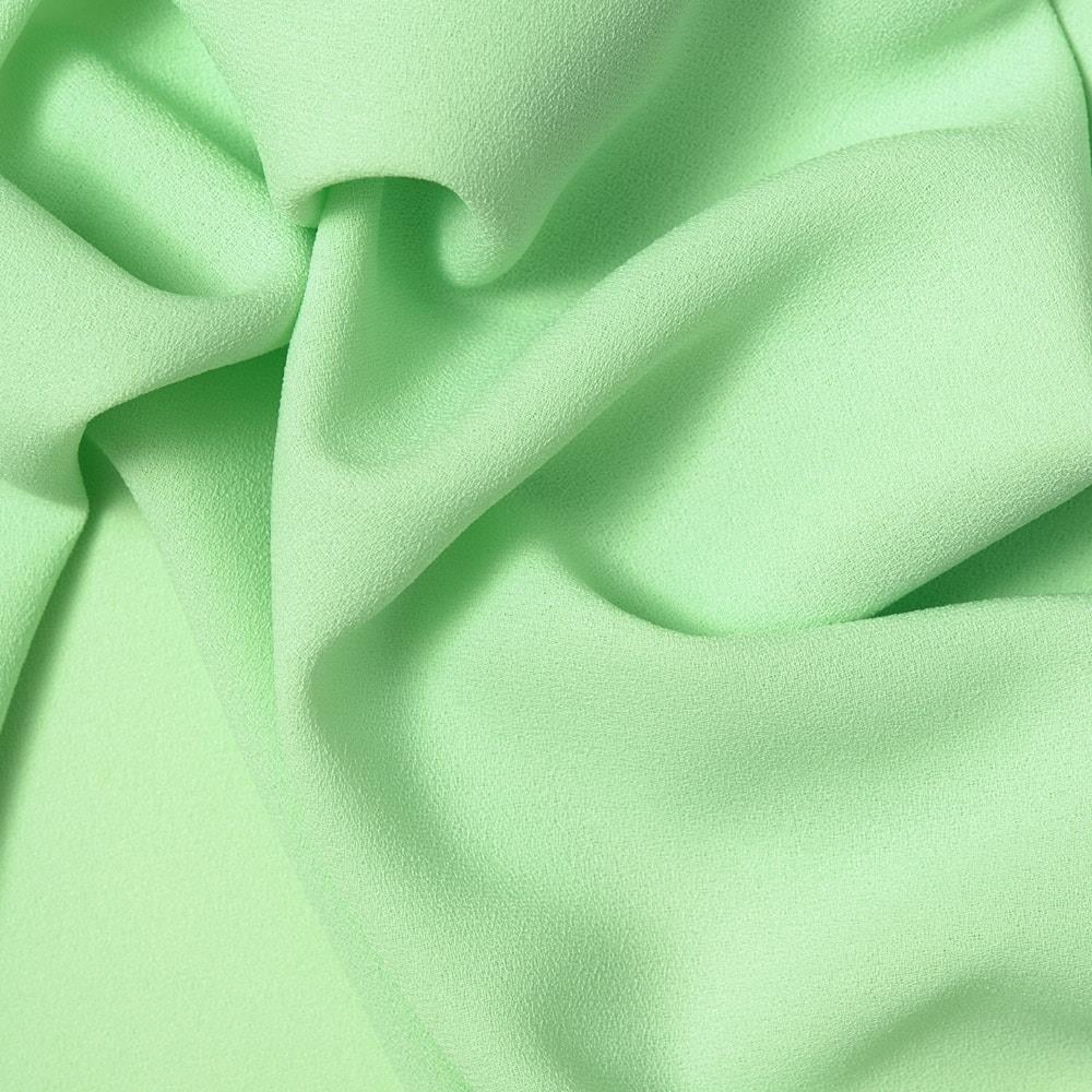 Double Krep Kumaş Açık Yeşil 2172