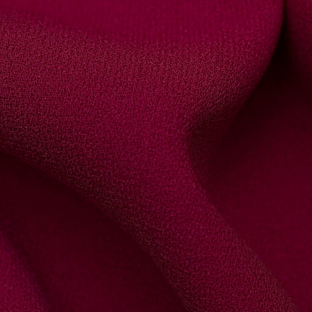 Double Krep Kumaş Bordo 02