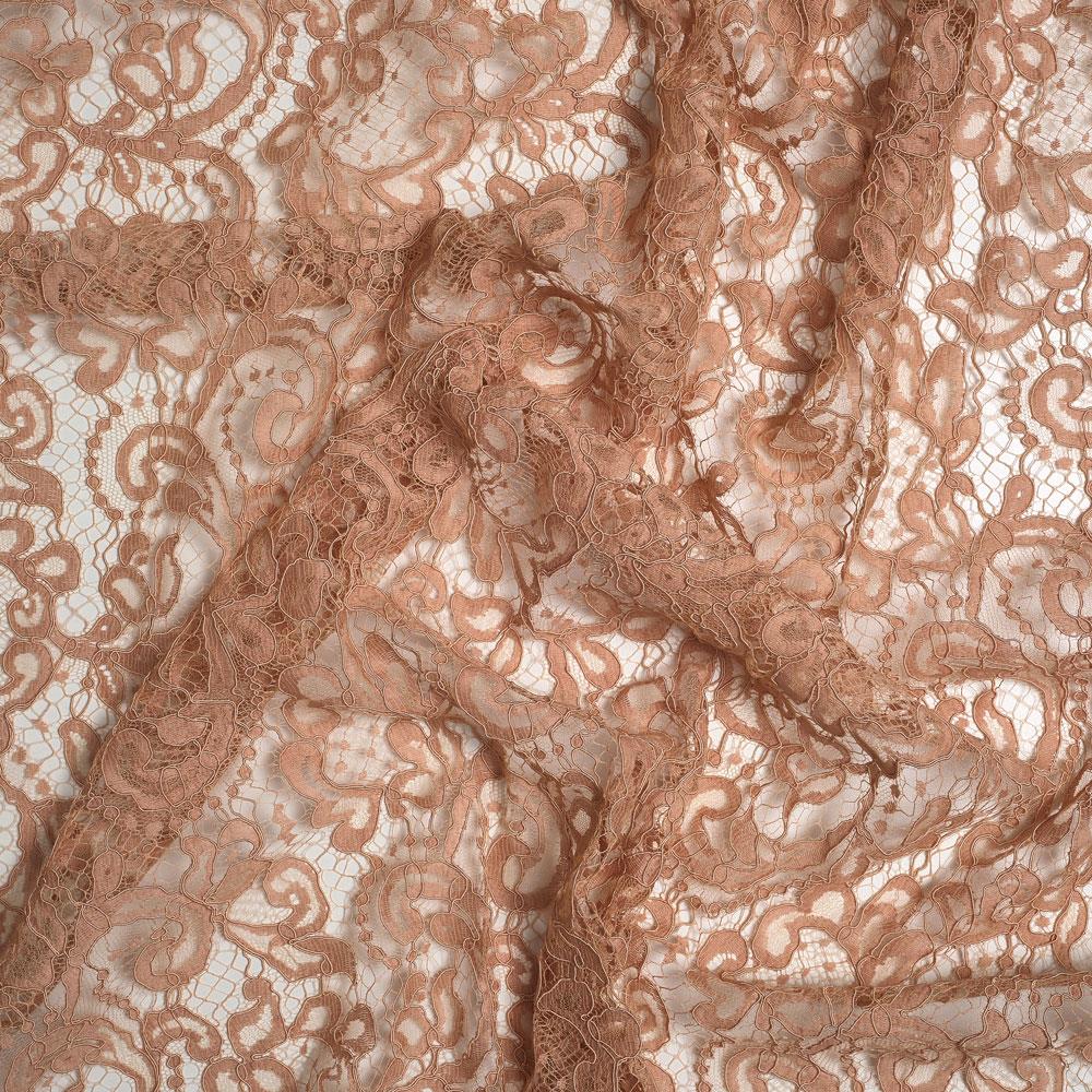 Fransız Kupon Dantel Bej Pudra 23