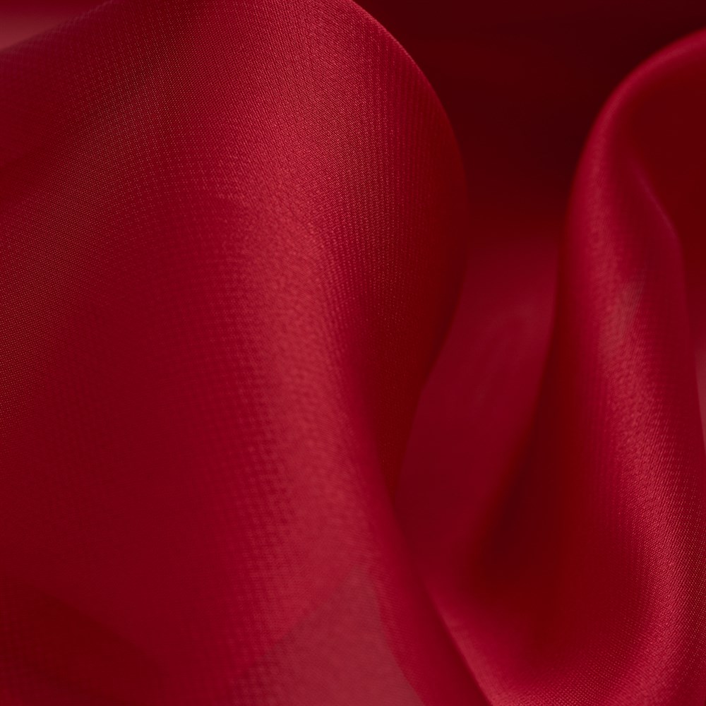 Gazar Organze Kumaş Red
