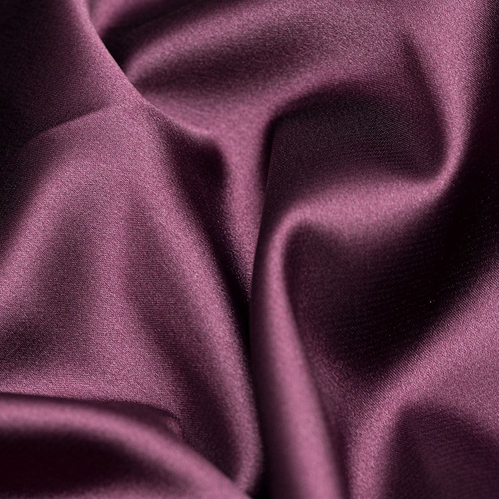 İnce Mikro Saten Kumaş Mürdüm 2005