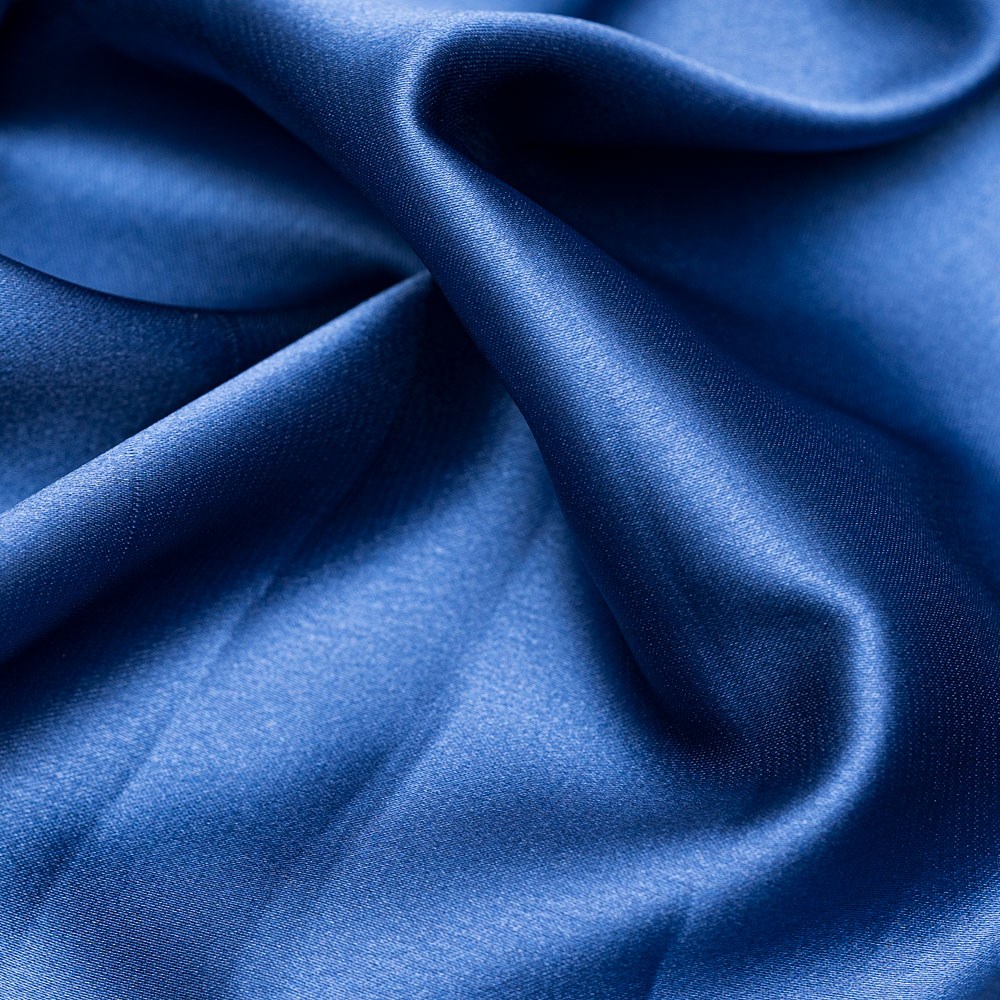 İnce Mikro Saten Kumaş Saks 2075