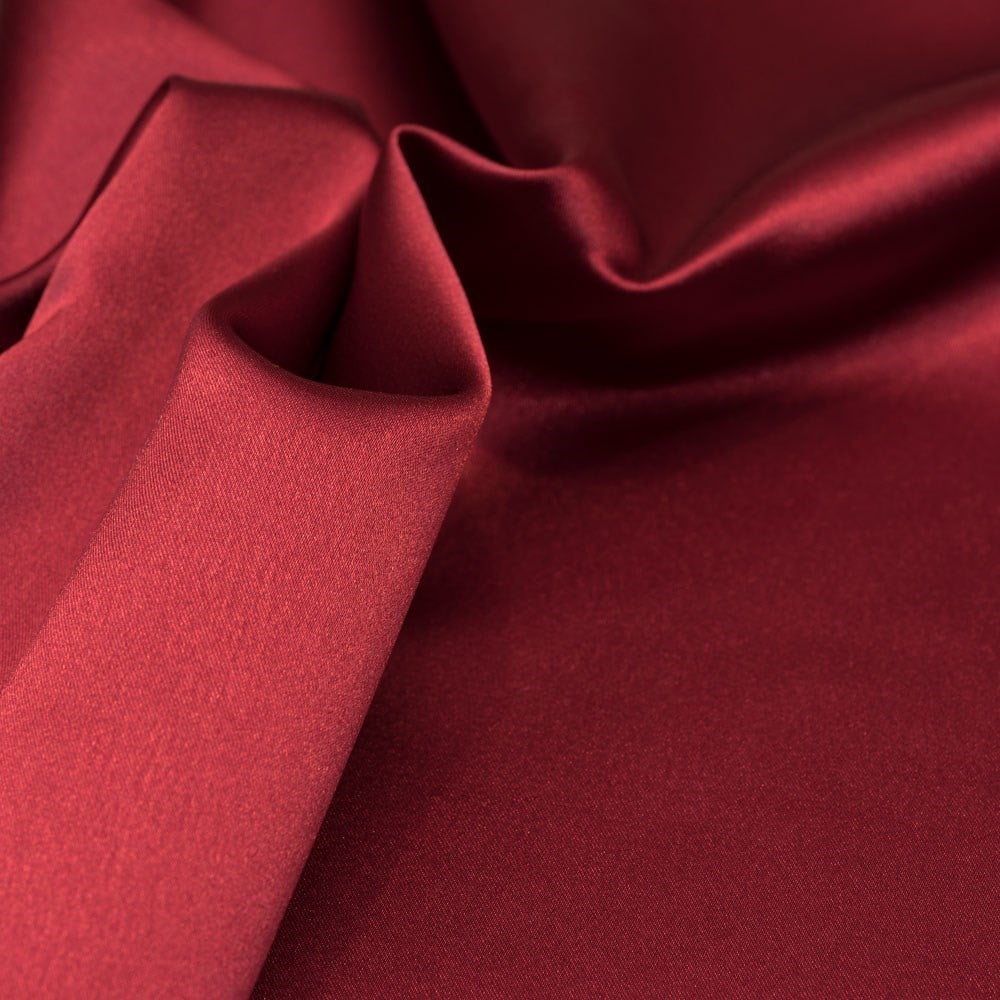 İnce Mikro Saten Kumaş Wine