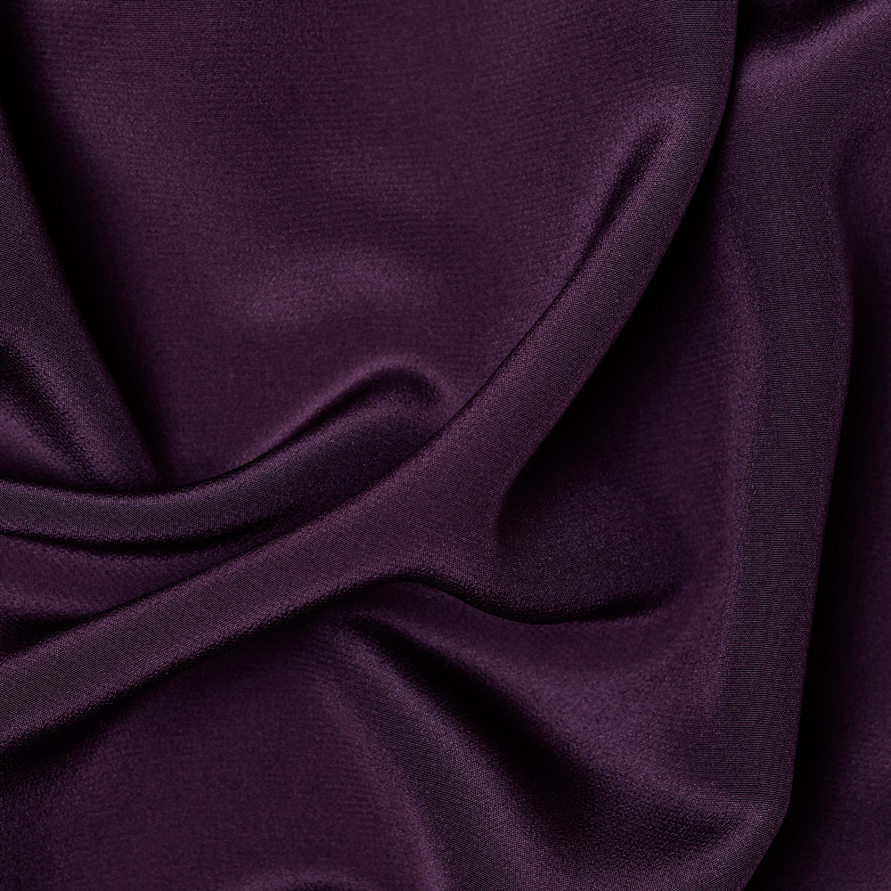 İpek Krep De Chine Koyu Mor 604