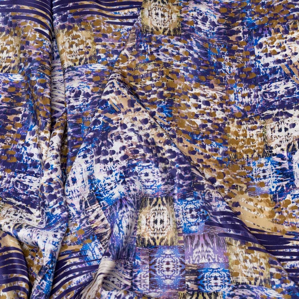 İtalyan İpek Krep De Chine Emprime 03