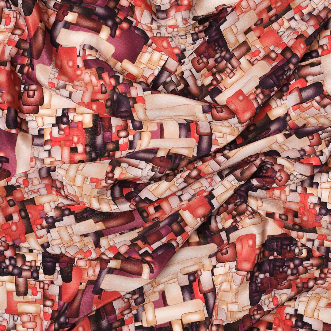 İtalyan İpek Krep De Chine Emprime 28