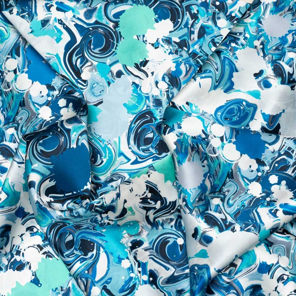 İtalyan İpek Saten Emprime 26