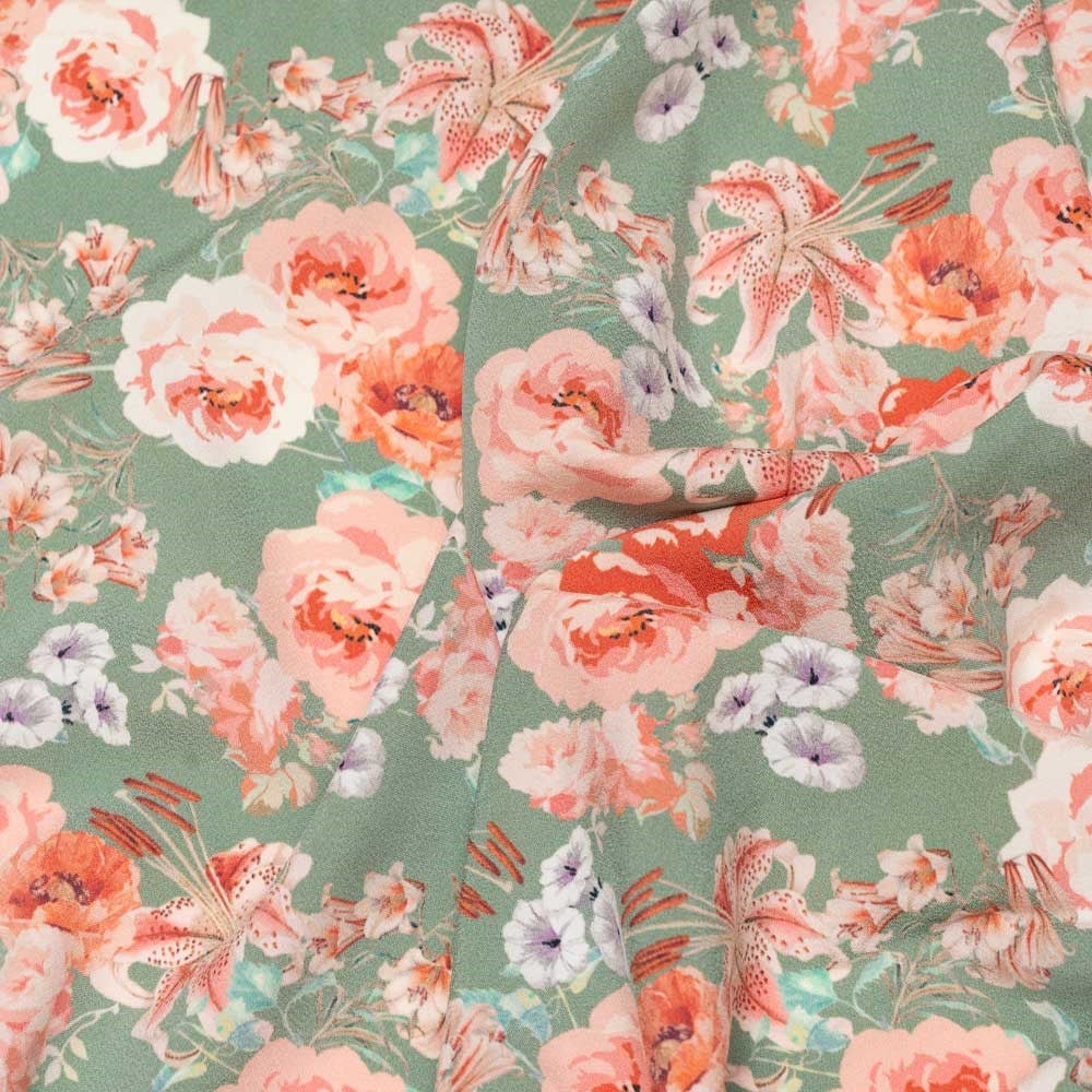 İtalyan İpek Saten Emprime 29