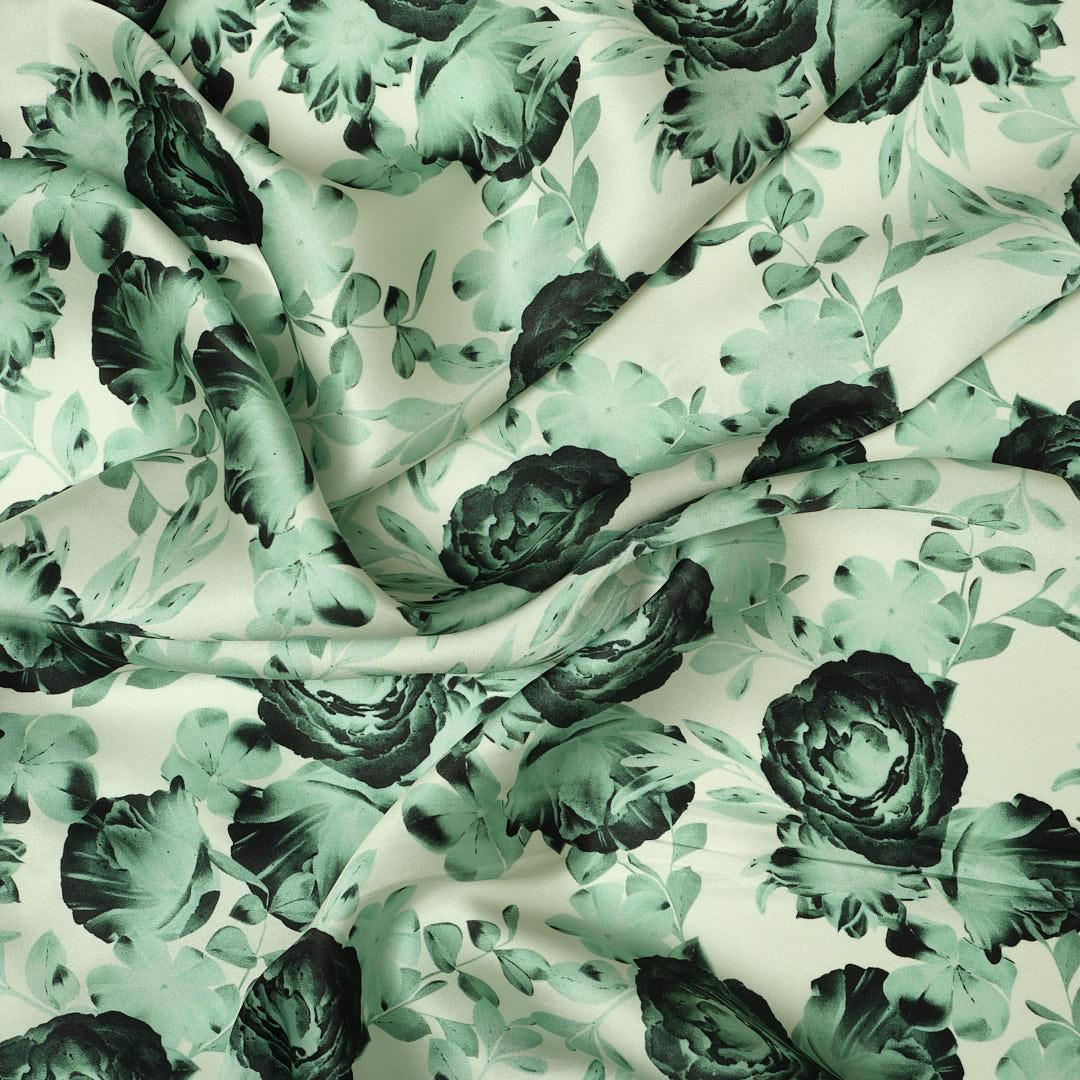 İtalyan İpek Saten Emprime 86