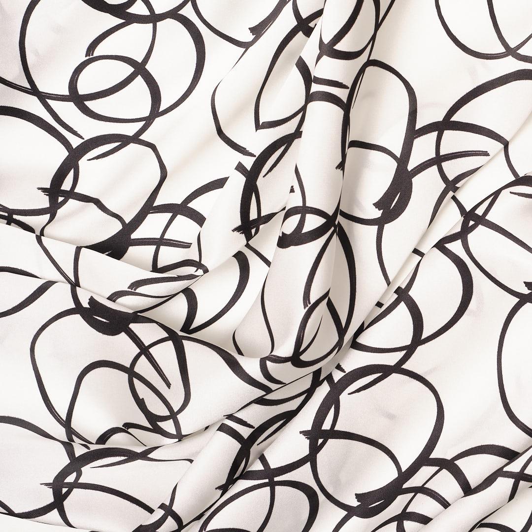 İtalyan İpek Saten Emprime 98