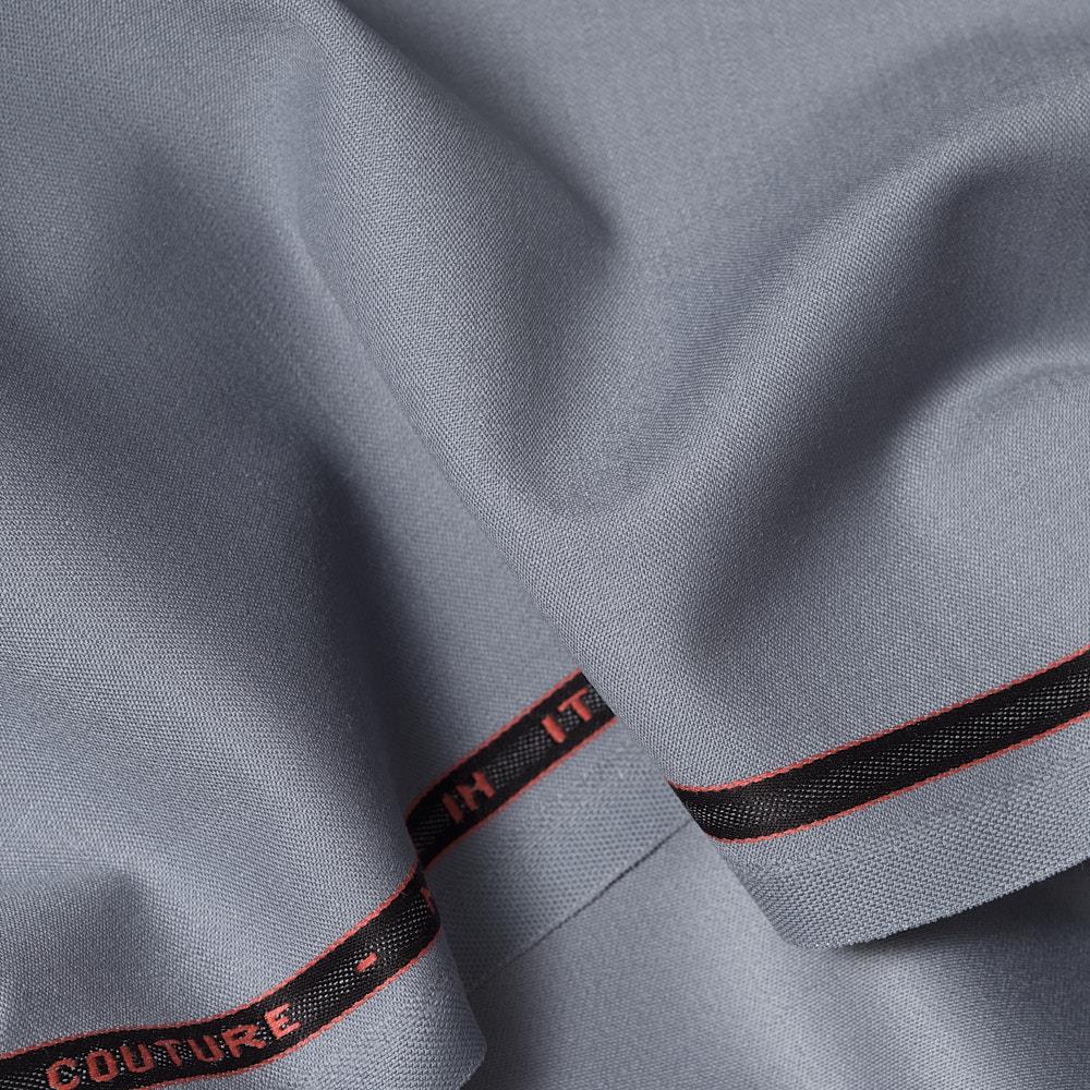 İtalyan Licra Yün Saten Gabardin Orta Gri 115