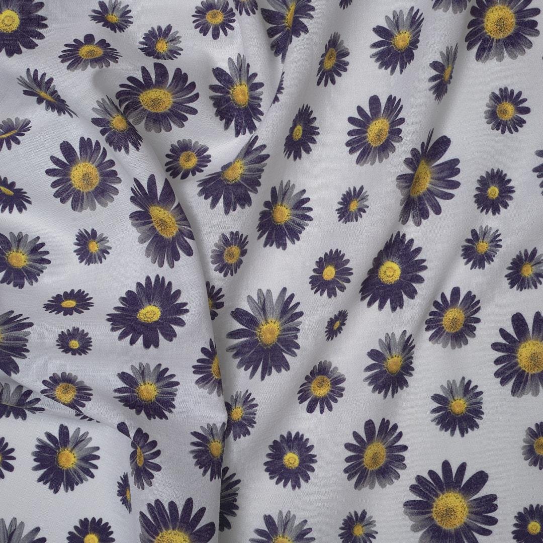 Keten Emprime Kumaş 23