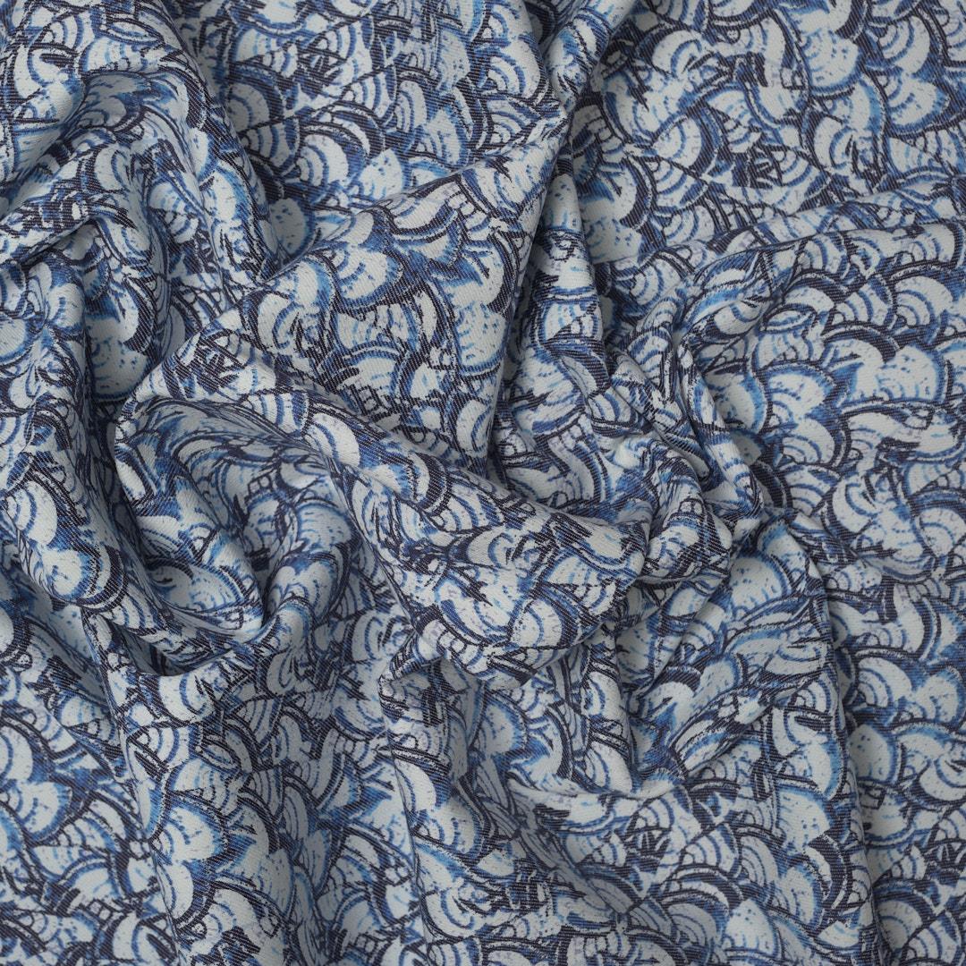 Keten Emprime Kumaş 38