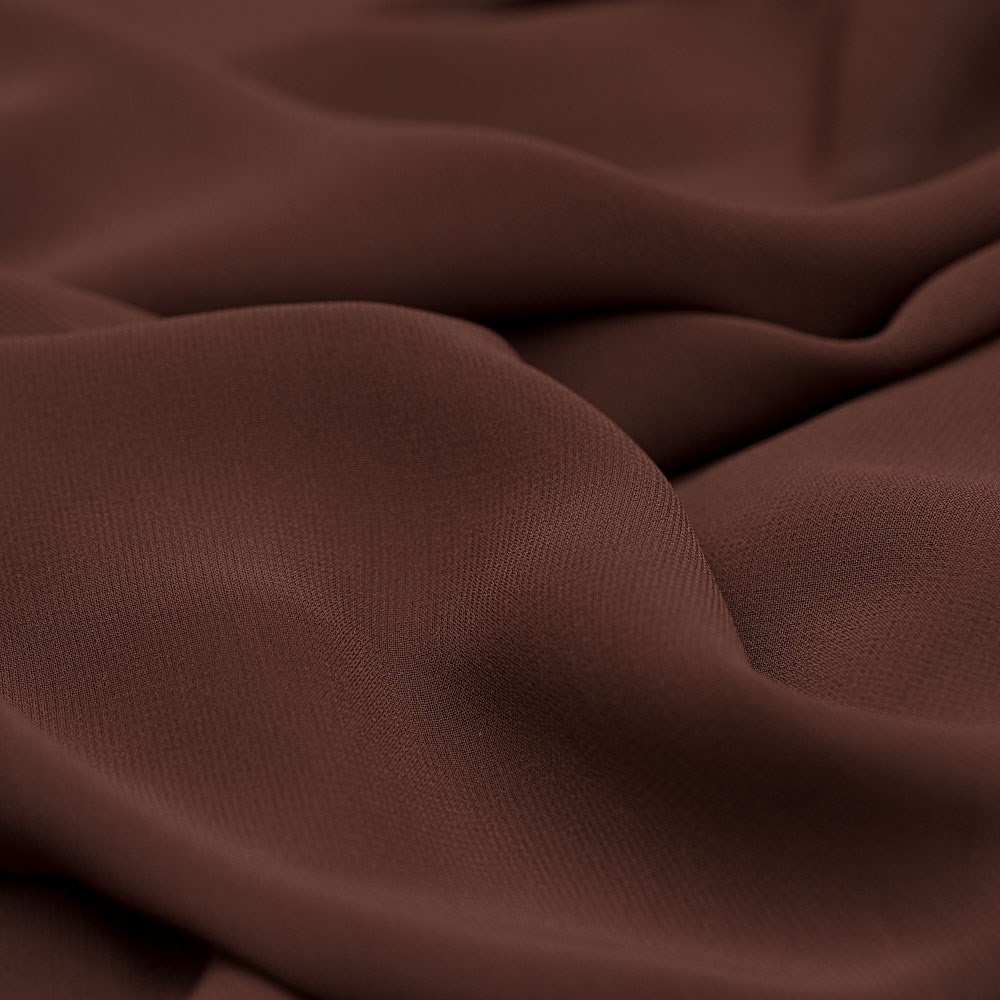 Multi Şifon Kumaş Açık Kahve