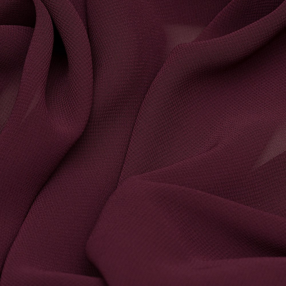 Multi Şifon Kumaş Bordo 236
