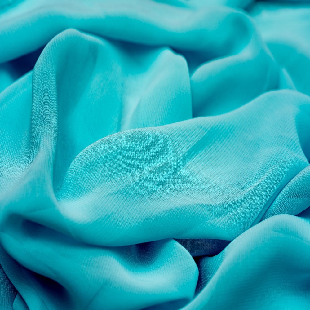 Multi Şifon Kumaş Buz Yeşili