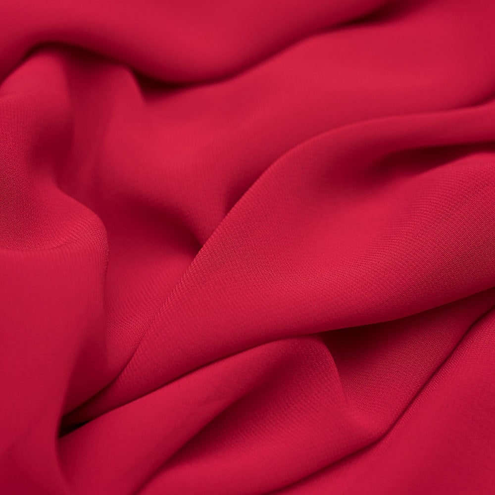 Multi Şifon Kumaş Kırmızı