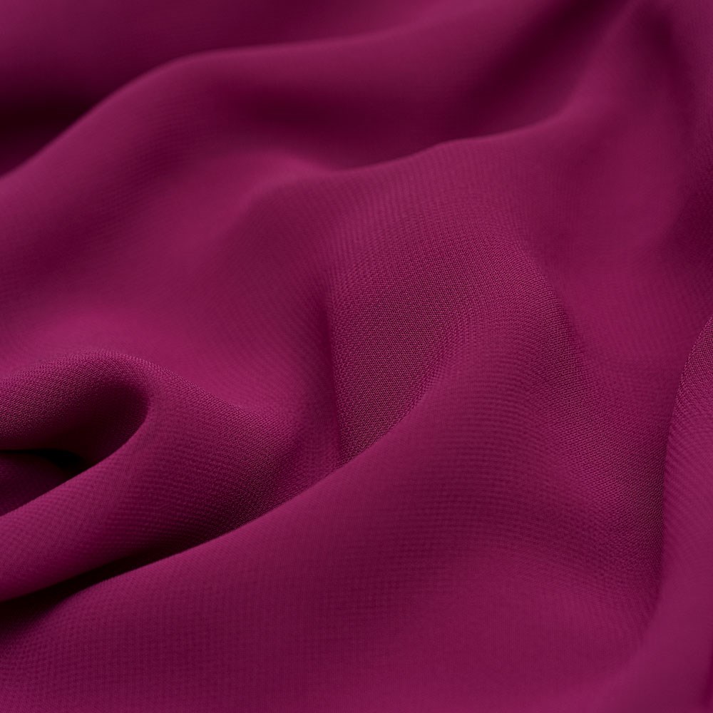 Multi Şifon Kumaş Koyu Bordo
