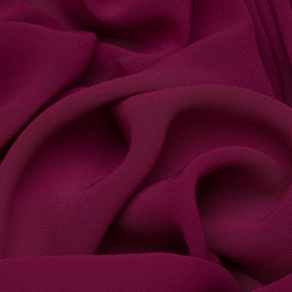 Multi Şifon Kumaş Koyu Fuşya2 2098