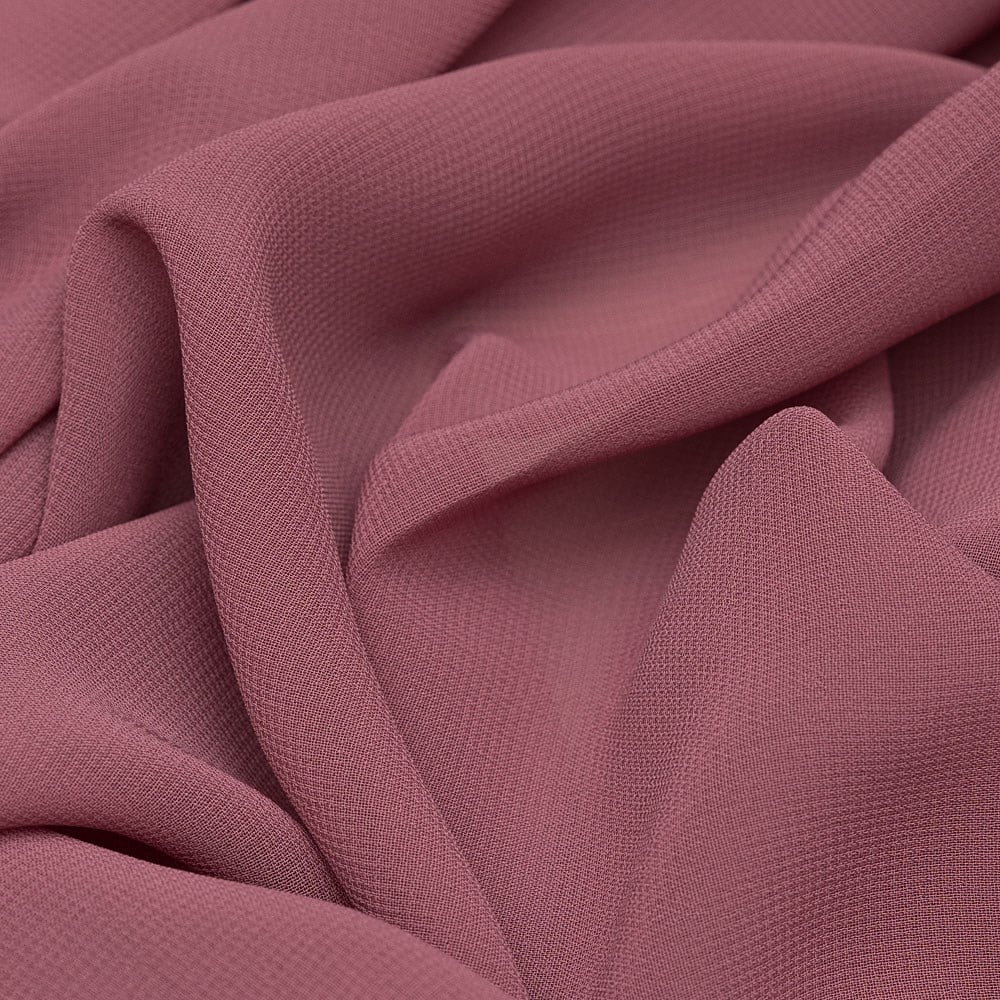 Multi Şifon Kumaş Koyu Gül 2135