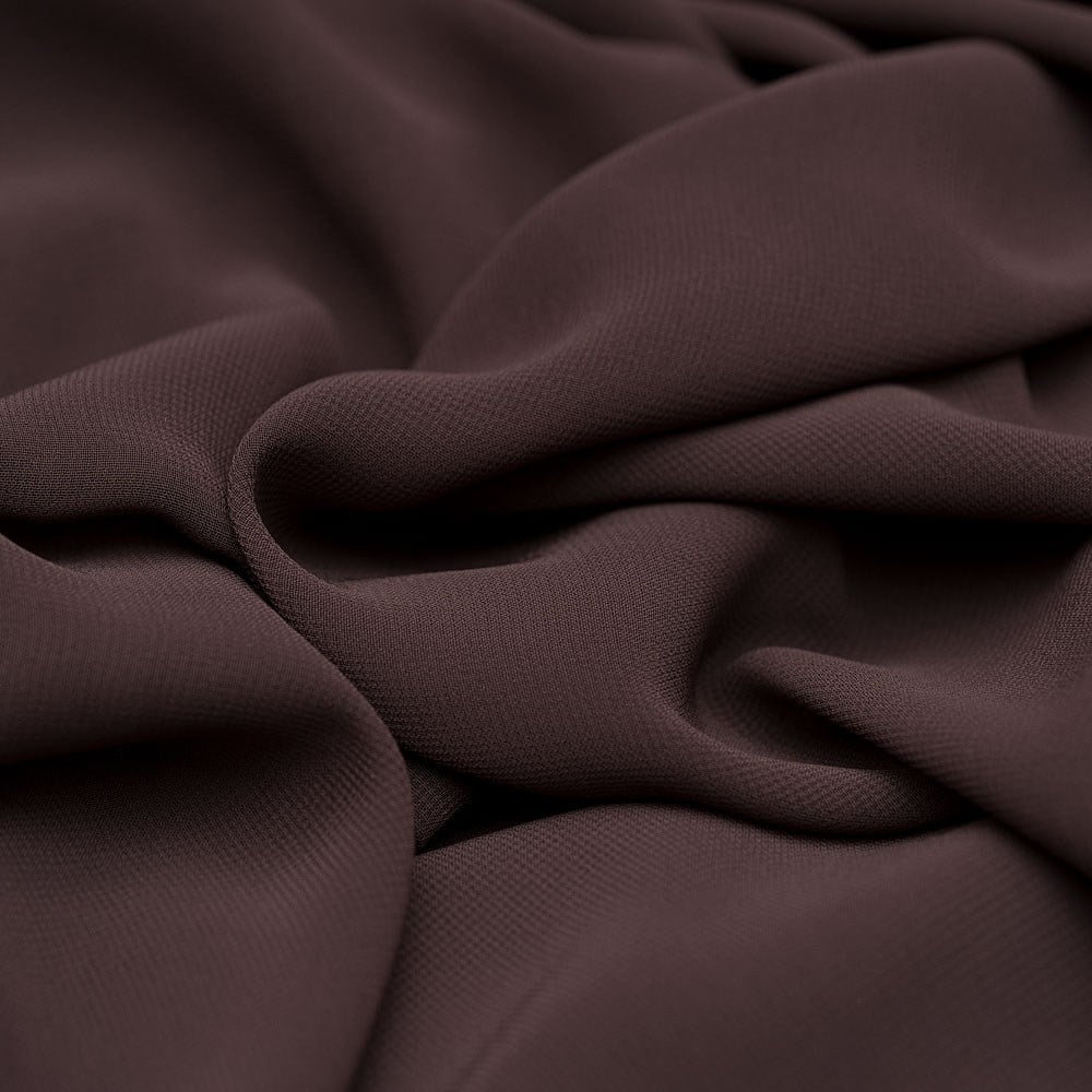 Multi Şifon Kumaş Koyu Kahve