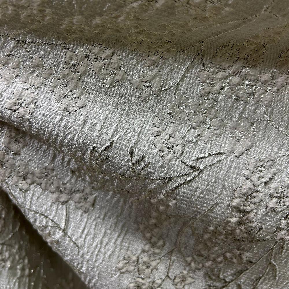 Simli Brokar Kumaş 1058 Gold Krem