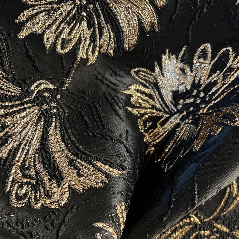 Simli Brokar Kumaş Bronz 6543 02