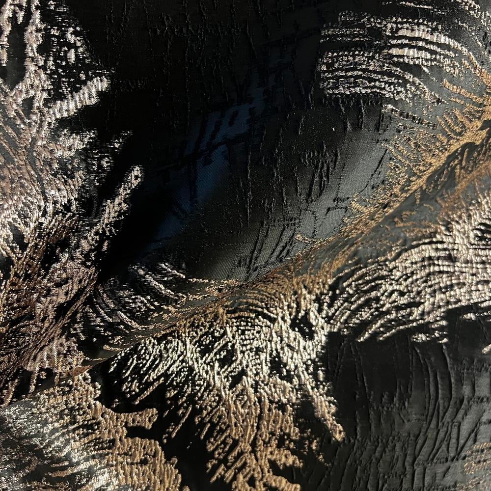 Simli Brokar Kumaş Bronz 6547 02