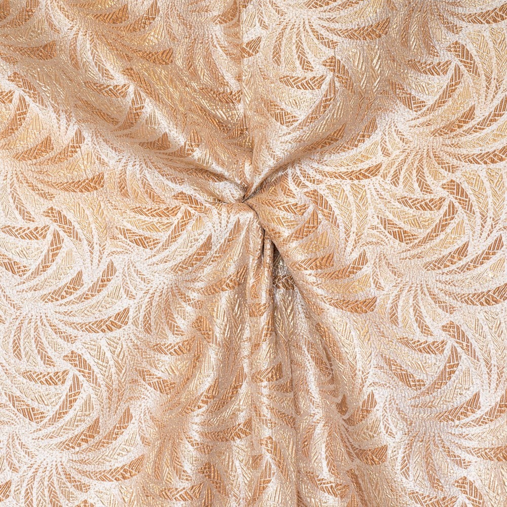 Simli Brokar Kumaş MN-Palmiye Gold