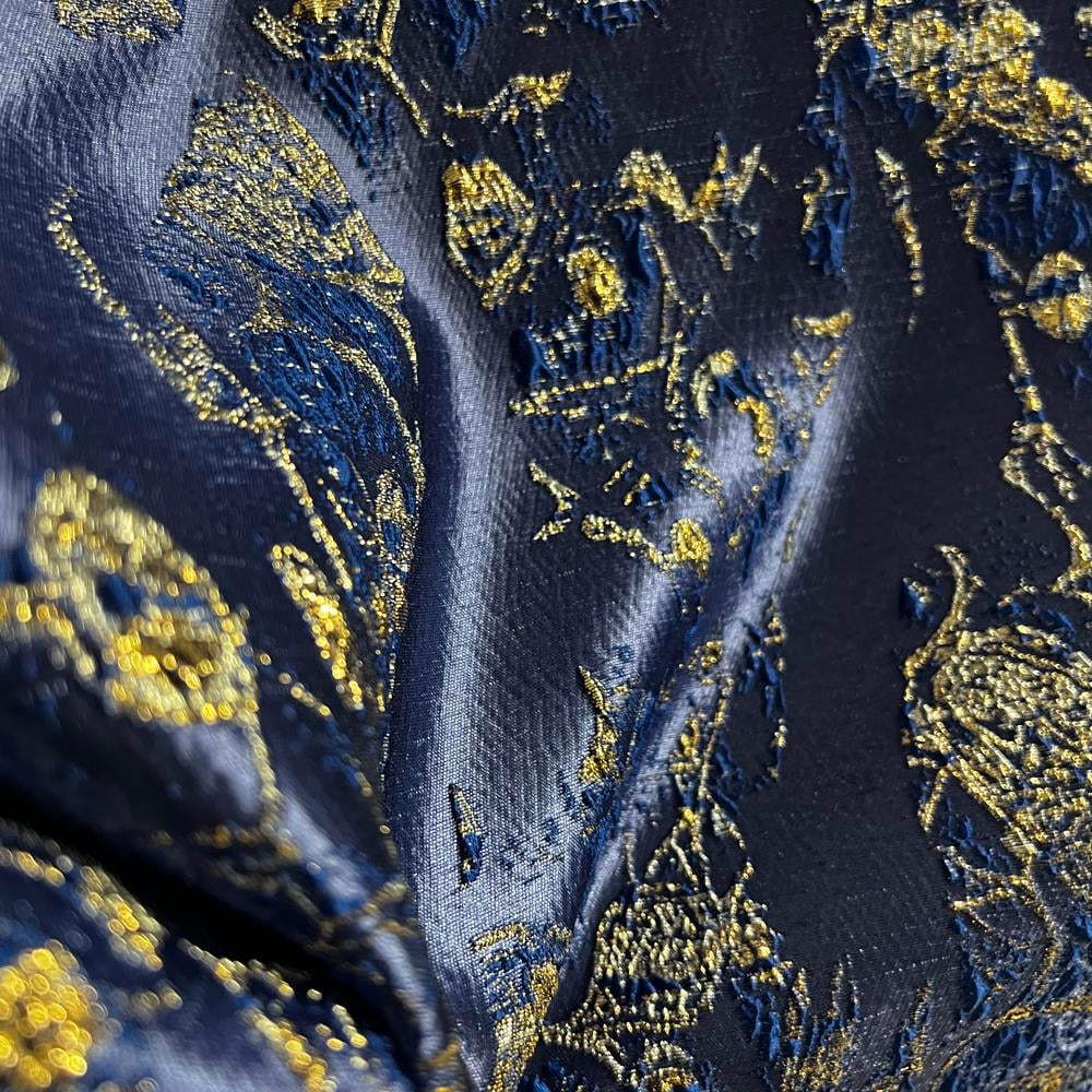 Simli Brokar Kumaş Saks 6553 01