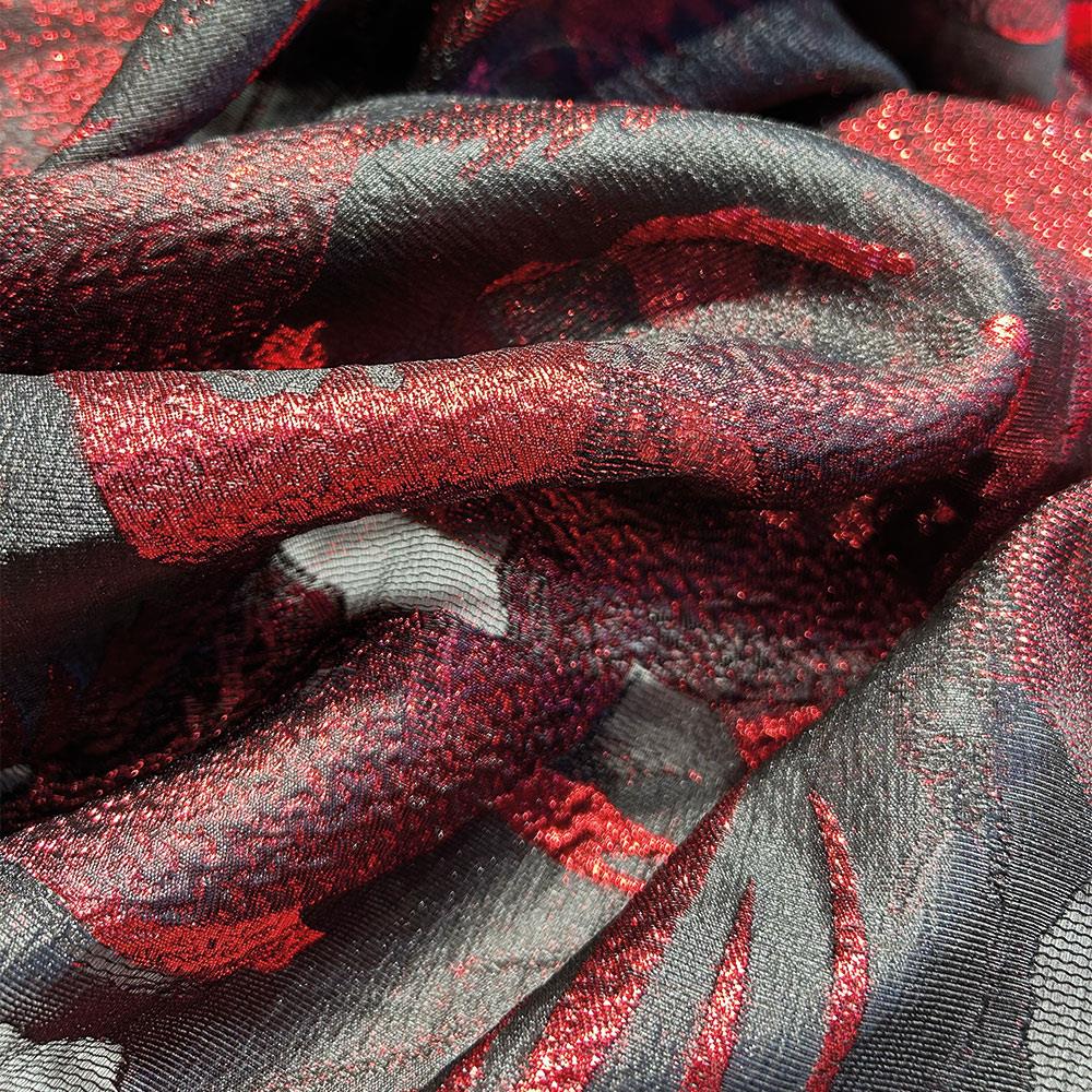 Simli Kesme Şifon 09