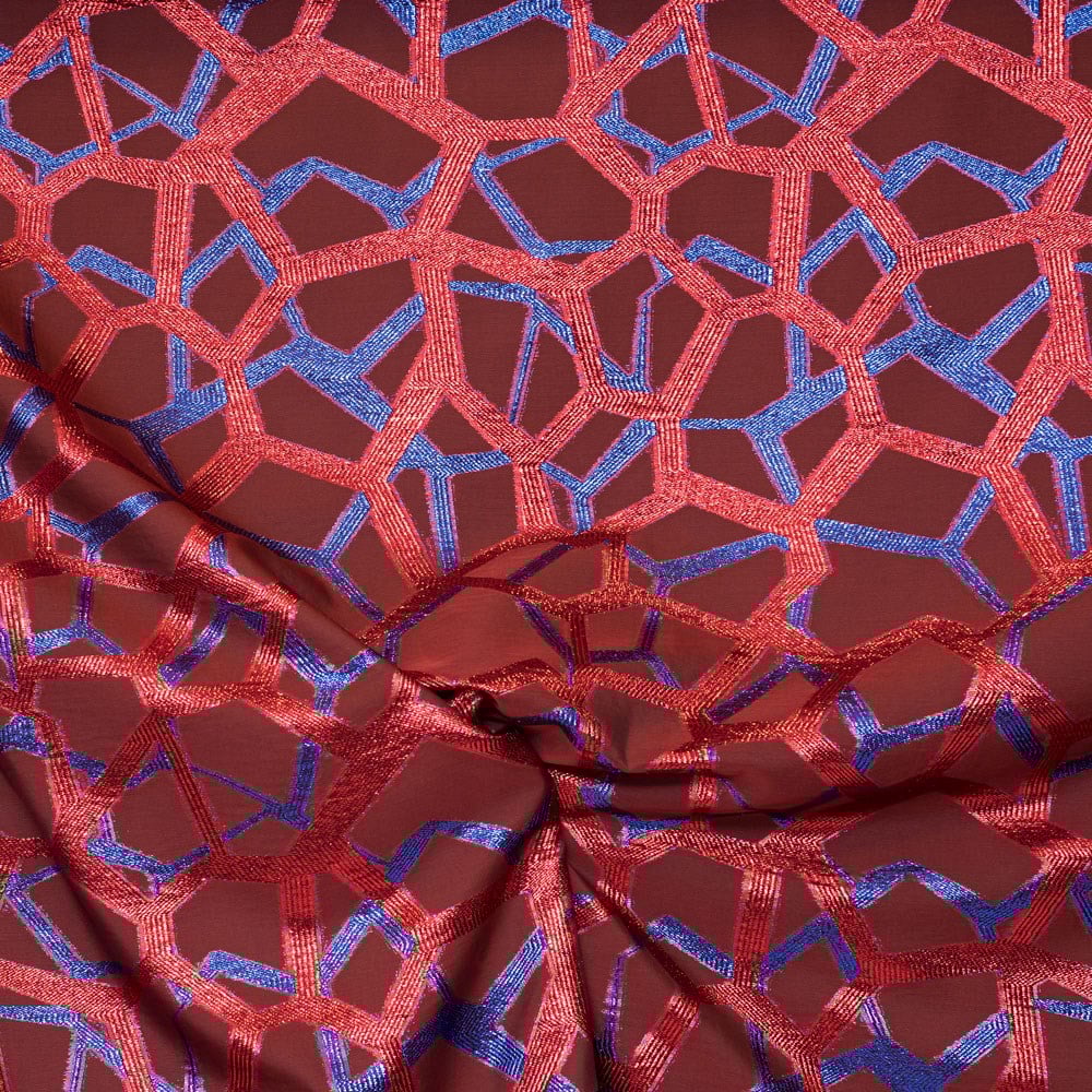 Simli Kesme Şifon 821-01