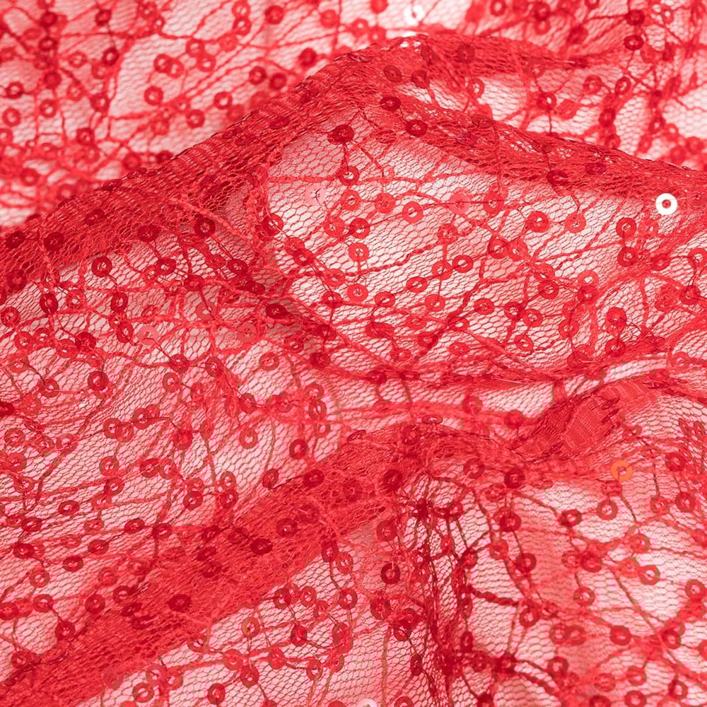 Tül Brode Payet 259 Kırmızı 02