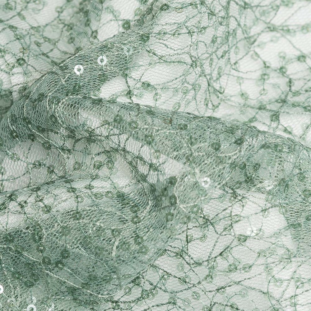 Tül Brode Payet 259 Yeşil 04