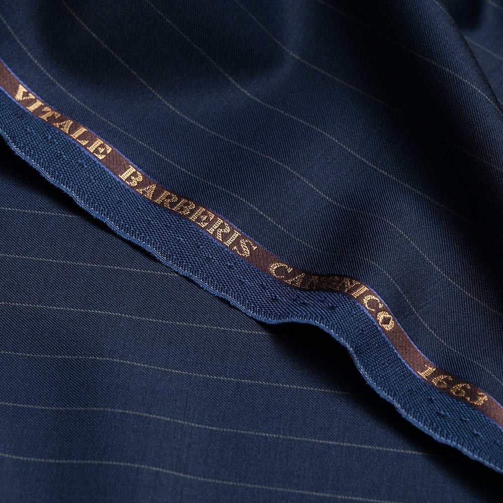 Vitale Barberis Takımlık Lacivert Gri Çizgi 25