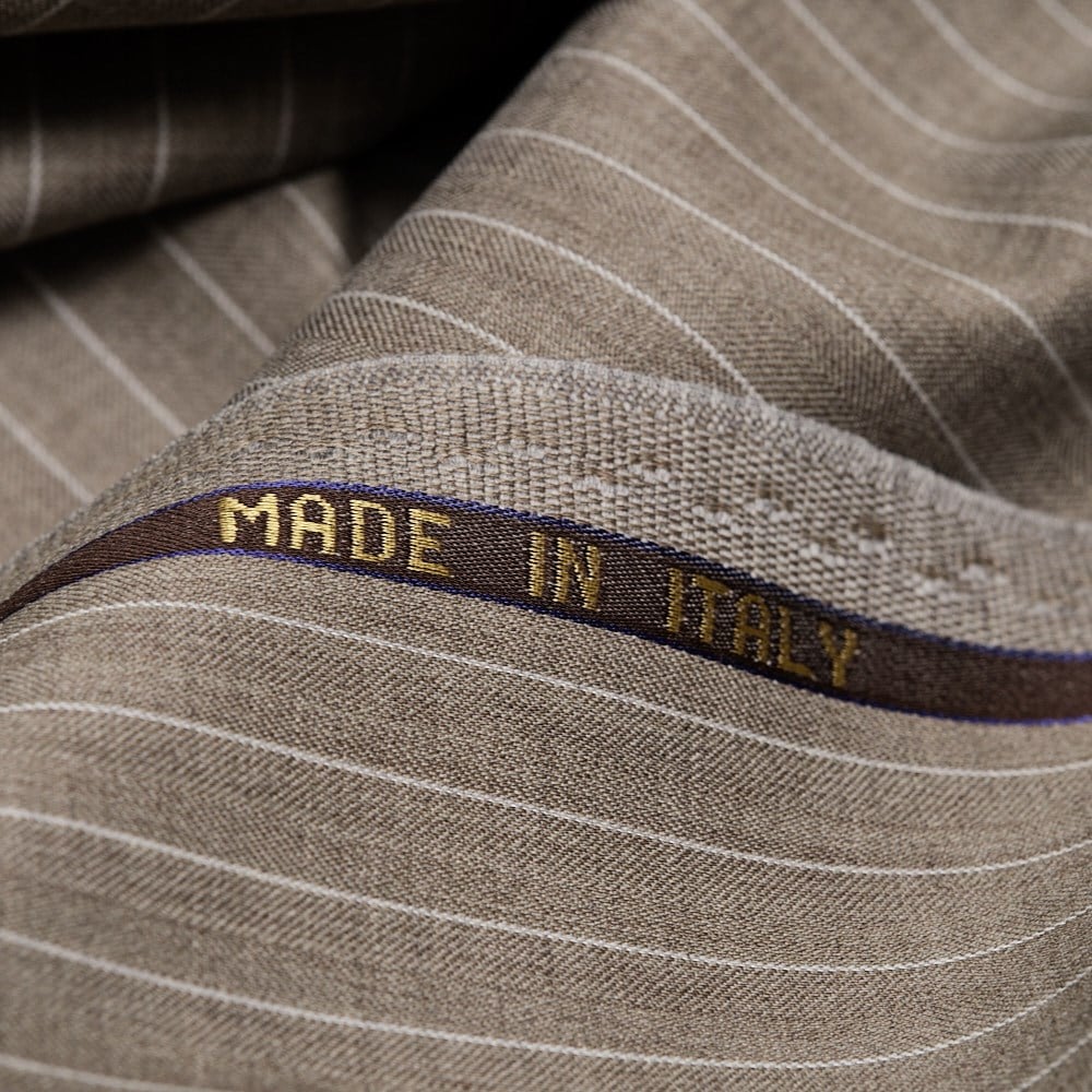 Vitale Barberis Takımlık Vizon Beyaz Çizgili 32