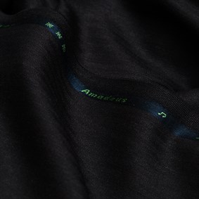 Dormeuil Kupon Kumaş Siyah 96