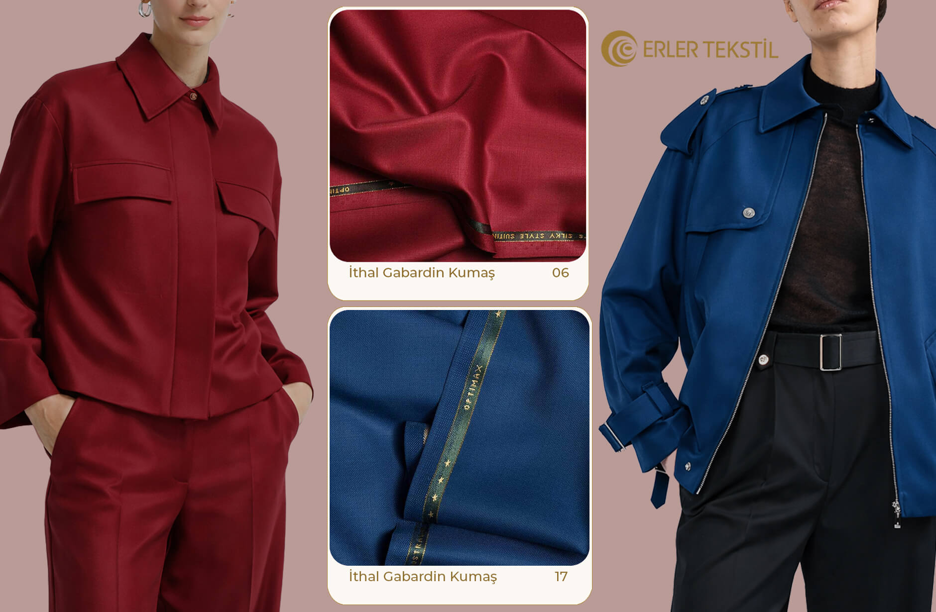 İthal Gabardin Kumaş