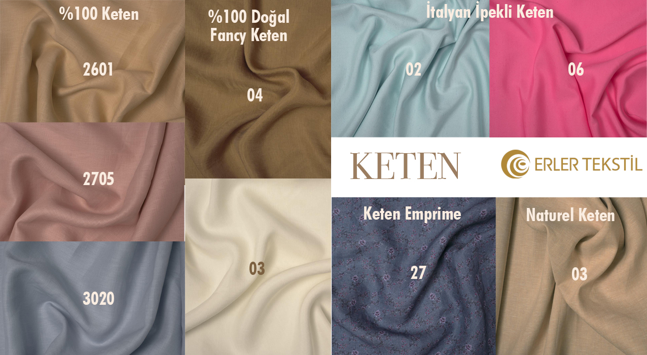 keten kumaşlar