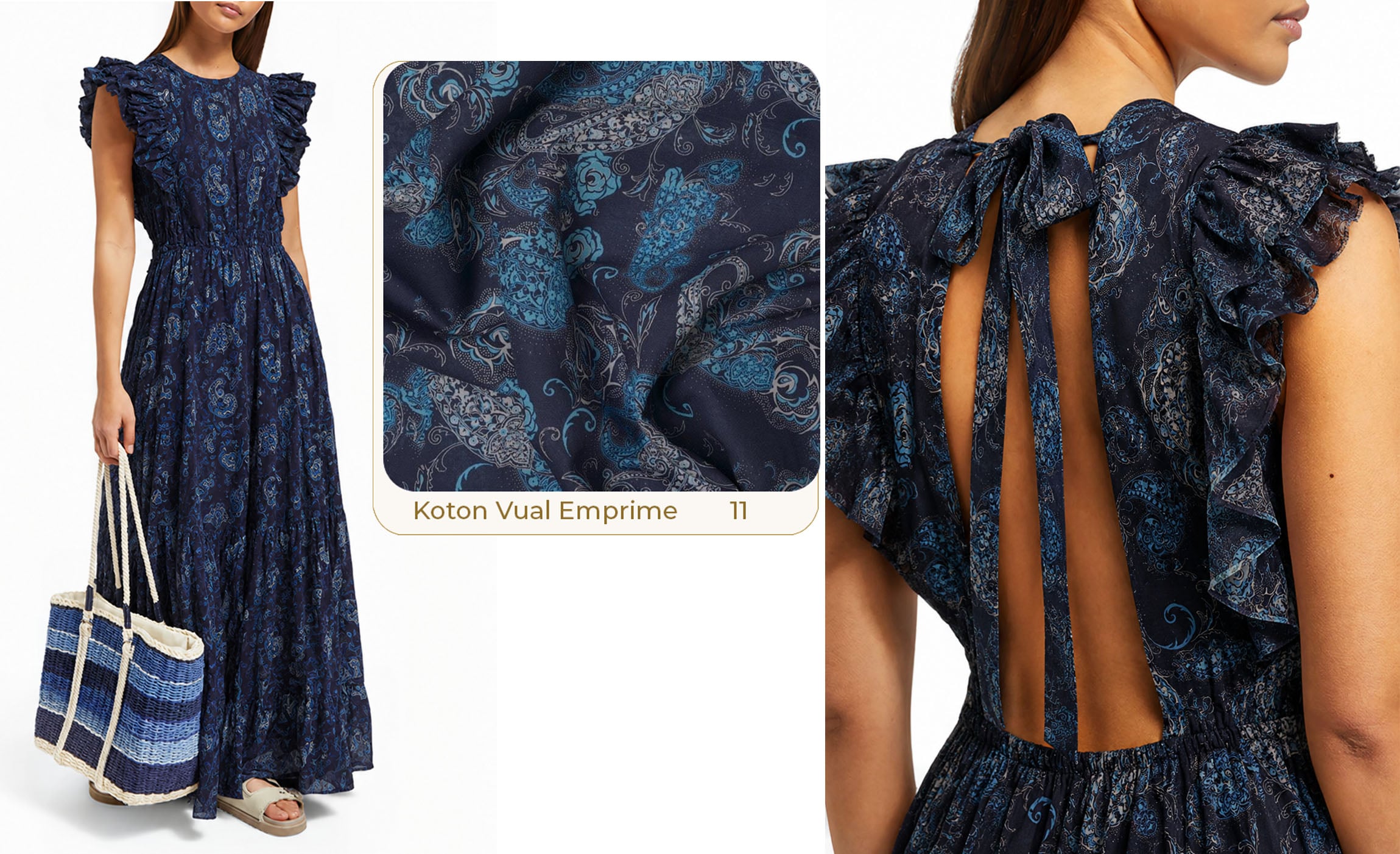 Koton Vual Emprime Kumaş