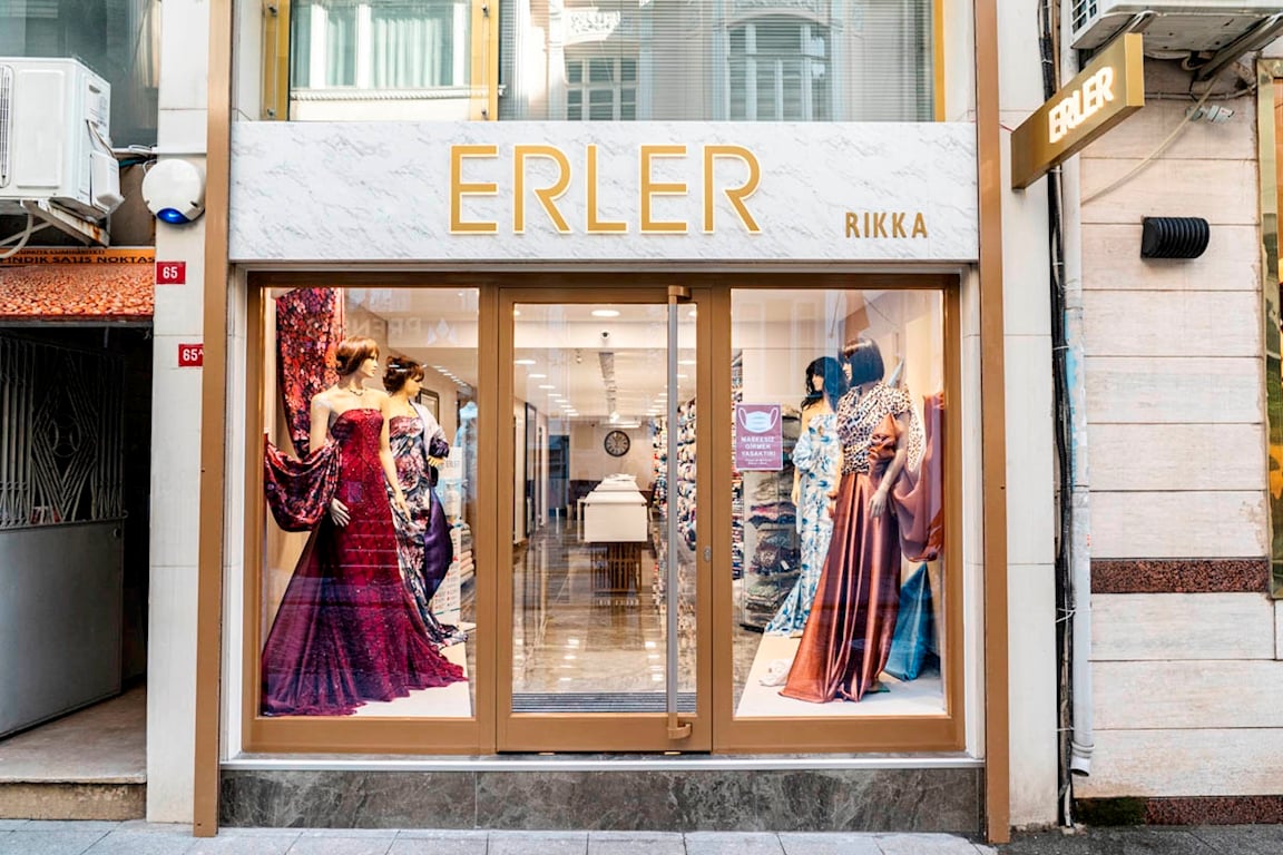 erler kumaş osmanbey mağazası
