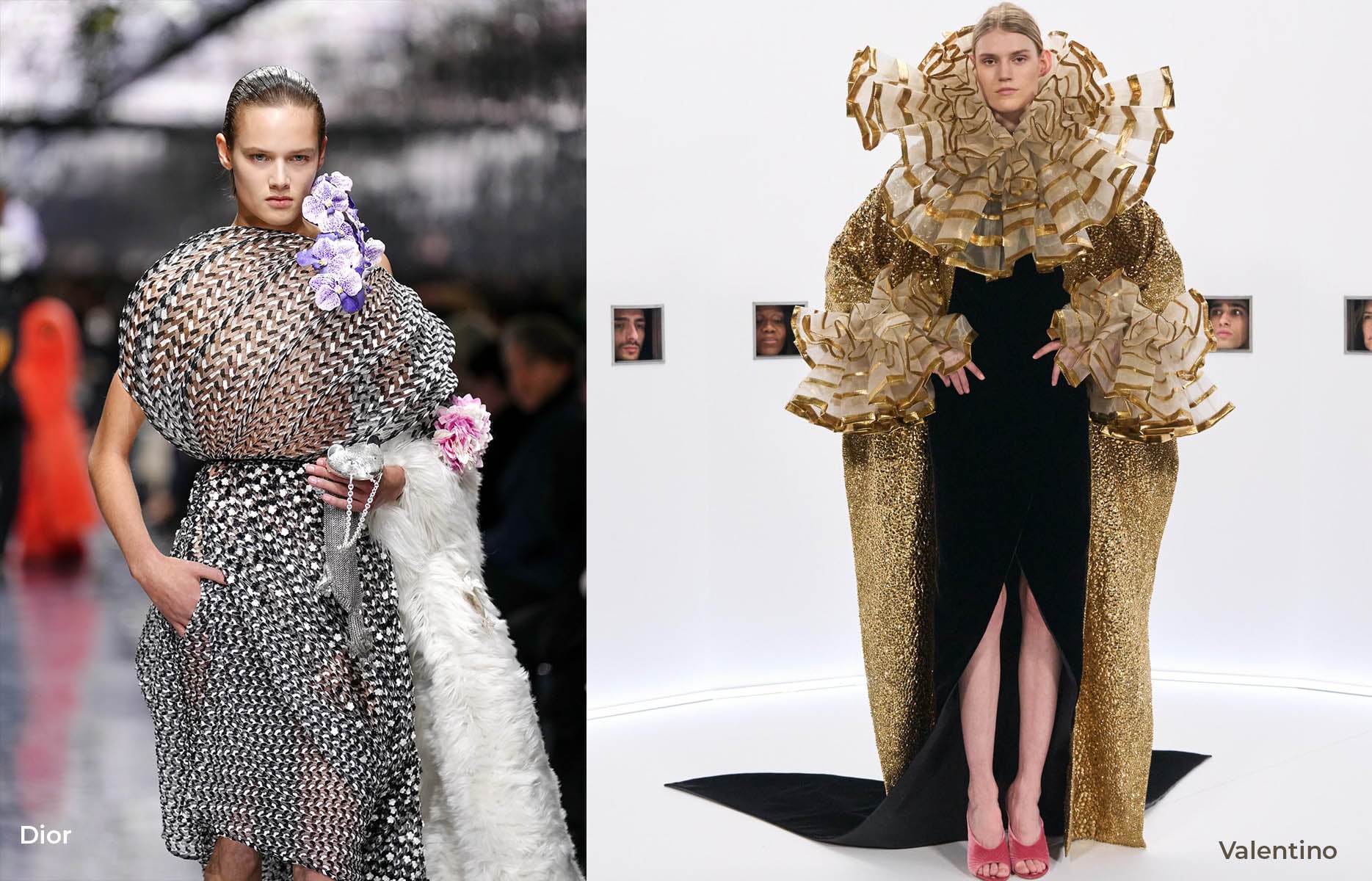 SS26 Haute Couture Katmanlı Kumaşlar
