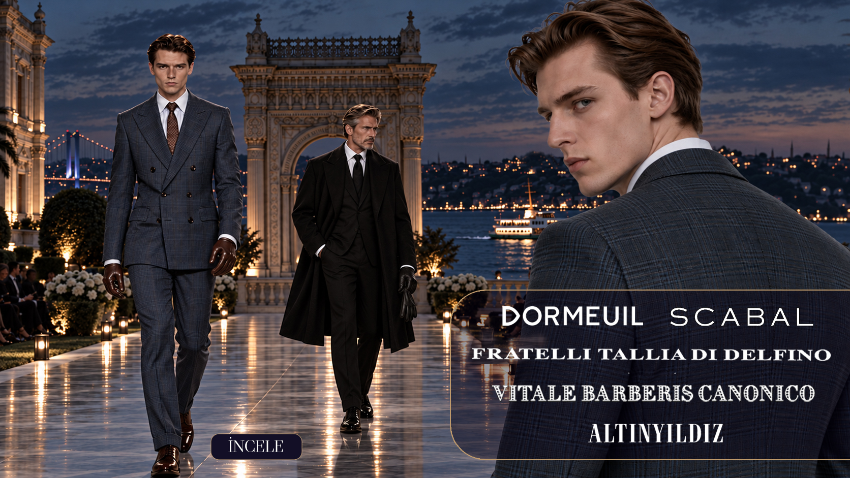 Erkek Yünlü  Kumaş ( Dormeuil, Scabal, Vitale Barberis, Altın Yıldız)