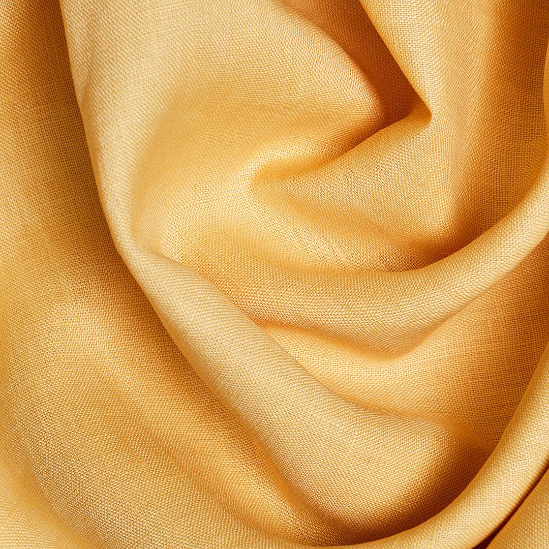 %100 Keten Kumaş Sarı 7040